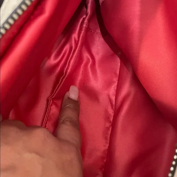 Coach Signature Canvas & Leather Satchel – Red/Pink Interior – Style No. 13382 - Picture 8 of 13